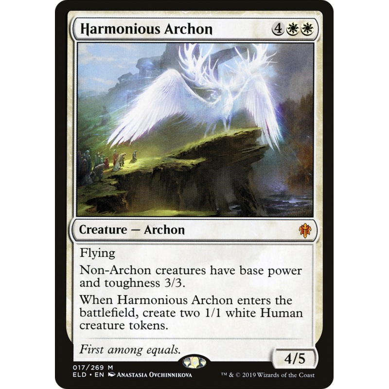 Harmonious Archon (ELD-017) - Throne of Eldraine Foil