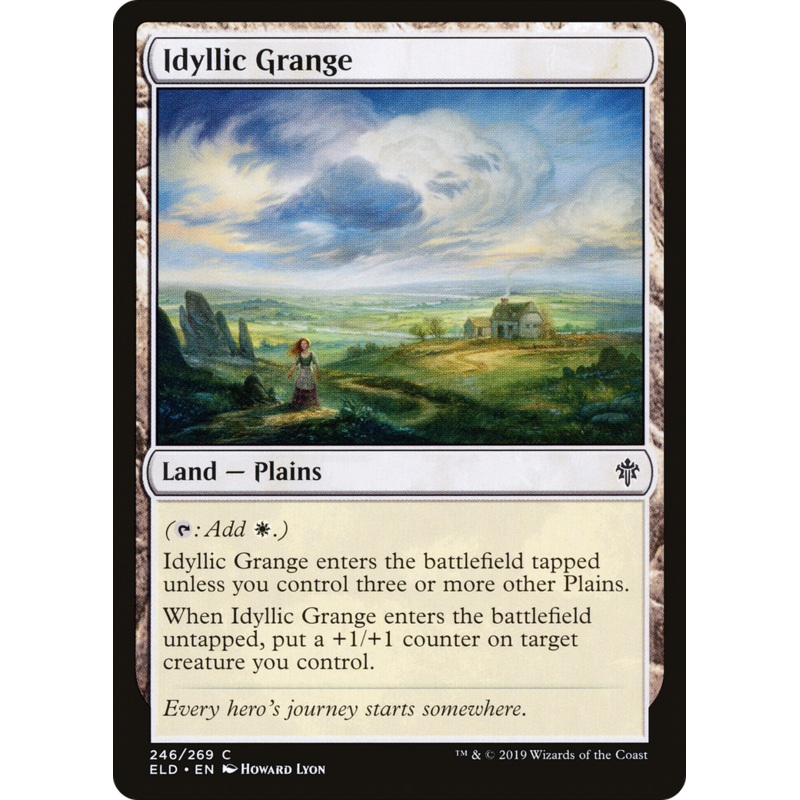 Idyllic Grange (ELD-246) - Throne of Eldraine Foil