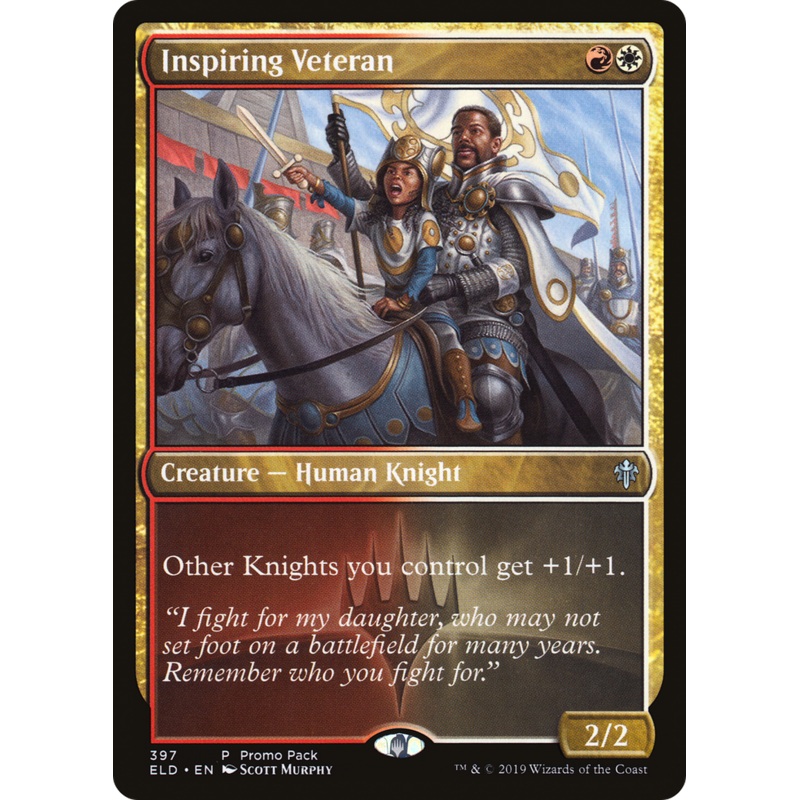 Inspiring Veteran (PPELD-397) - Throne of Eldraine