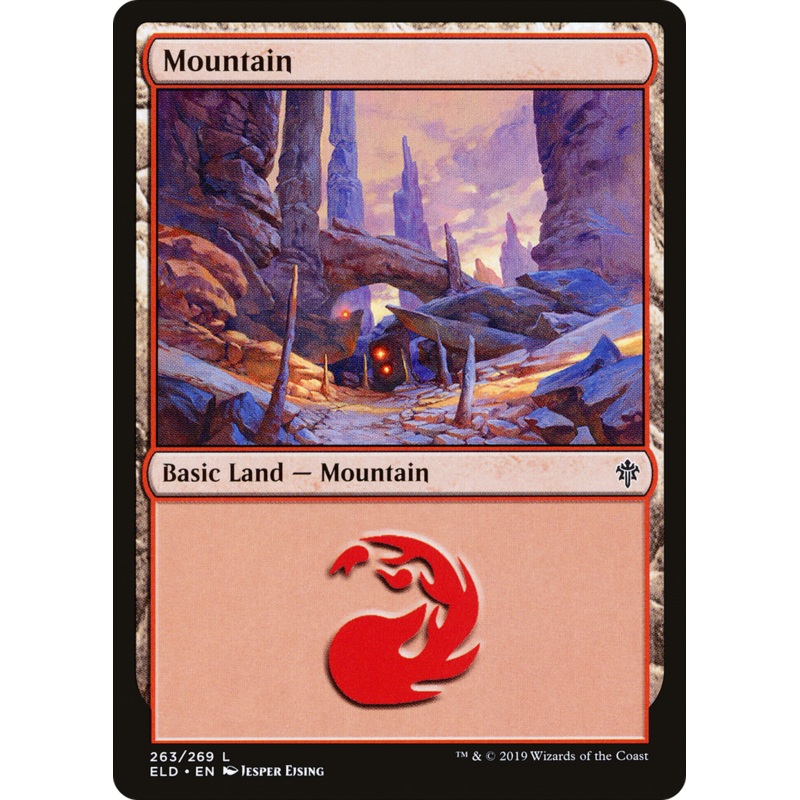 Mountain (ELD-263) - Throne of Eldraine Foil