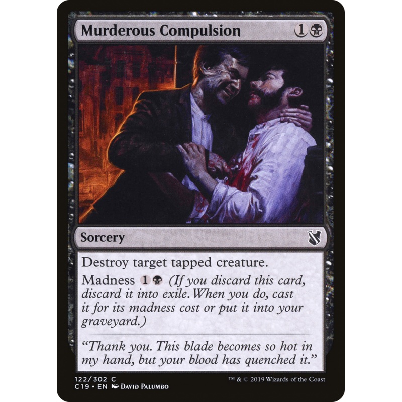 Murderous Compulsion (C19-122) - Commander 2019