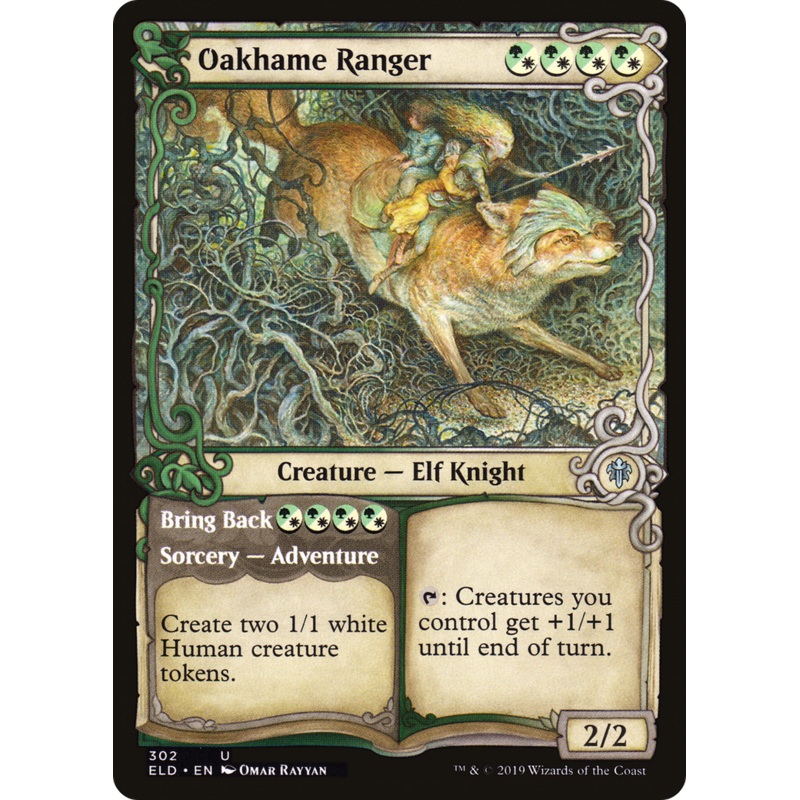 Oakhame Ranger // Bring Back (ELD-302) - Throne of Eldraine: (Showcase) Foil