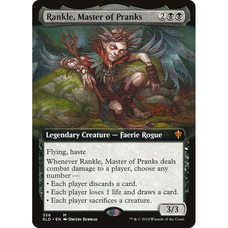 Rankle, Master of Pranks (ELD-356) - Throne of Eldraine: (Extended Art)