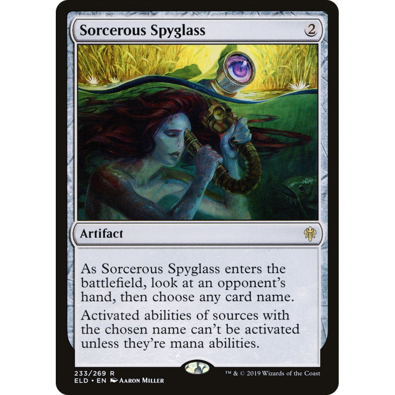 Sorcerous Spyglass (ELD-233) - Throne of Eldraine Foil