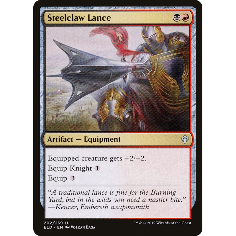 Steelclaw Lance (ELD-202) - Throne of Eldraine