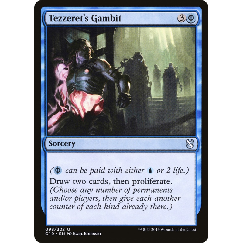 Tezzeret's Gambit (C19-098) - Commander 2019