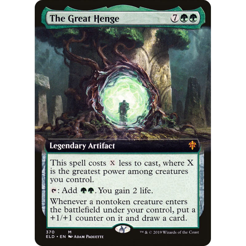 The Great Henge (ELD-370) - Throne of Eldraine: (Extended Art) Foil