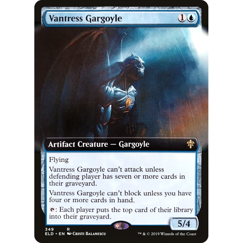Vantress Gargoyle (ELD-349) - Throne of Eldraine: (Extended Art)