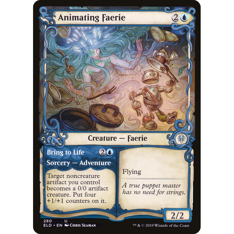 Animating Faerie // Bring to Life (ELD-280) - Throne of Eldraine: (Showcase)