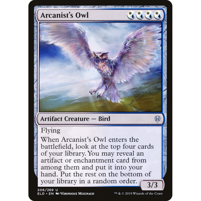 Arcanist's Owl (ELD-206) - Throne of Eldraine