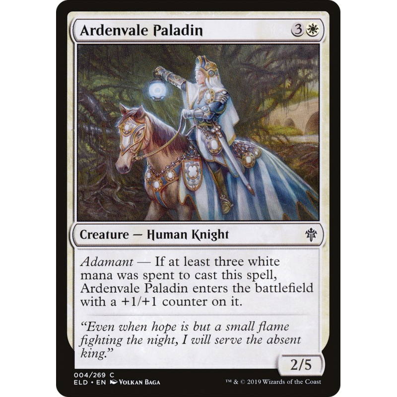 Ardenvale Paladin (ELD-004) - Throne of Eldraine