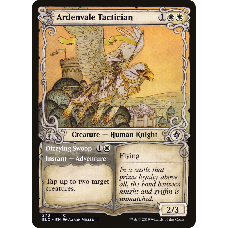 Ardenvale Tactician // Dizzying Swoop (ELD-273) - Throne of Eldraine: (Showcase)