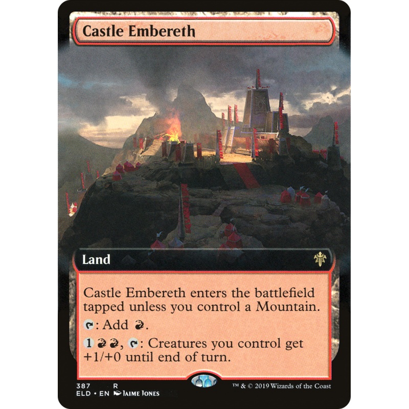 Castle Embereth (ELD-387) - Throne of Eldraine: (Extended Art) Foil