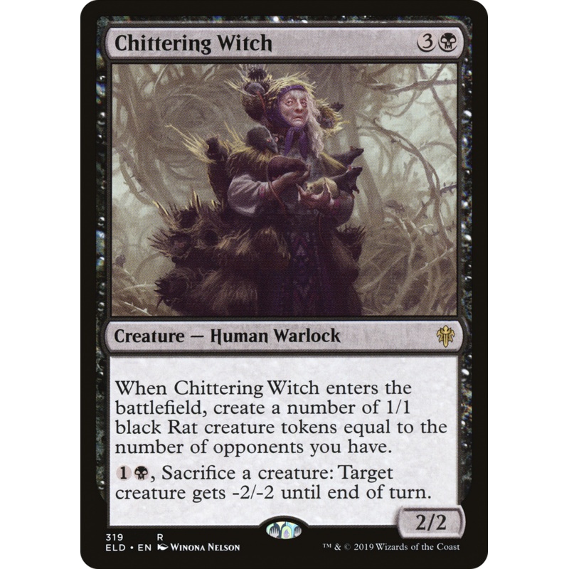 Chittering Witch (ELD-319) - Throne of Eldraine