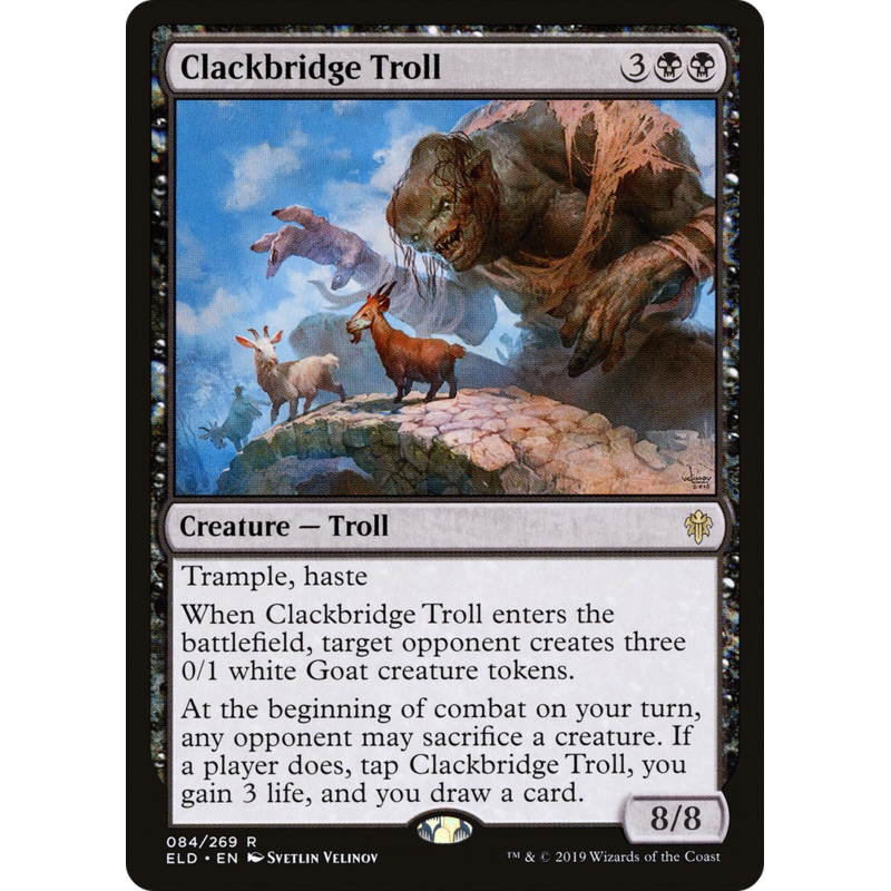 Clackbridge Troll (ELD-084) - Throne of Eldraine