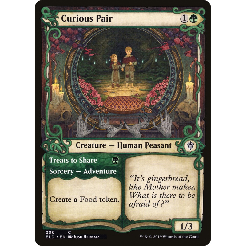Curious Pair // Treats to Share (ELD-296) - Throne of Eldraine: (Showcase)