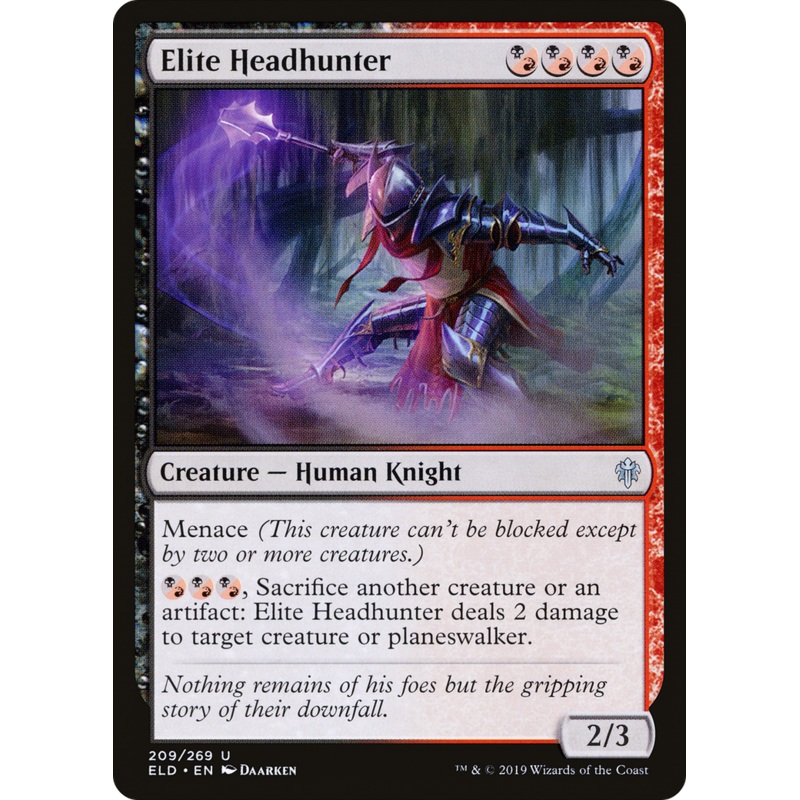 Elite Headhunter (ELD-209) - Throne of Eldraine Foil