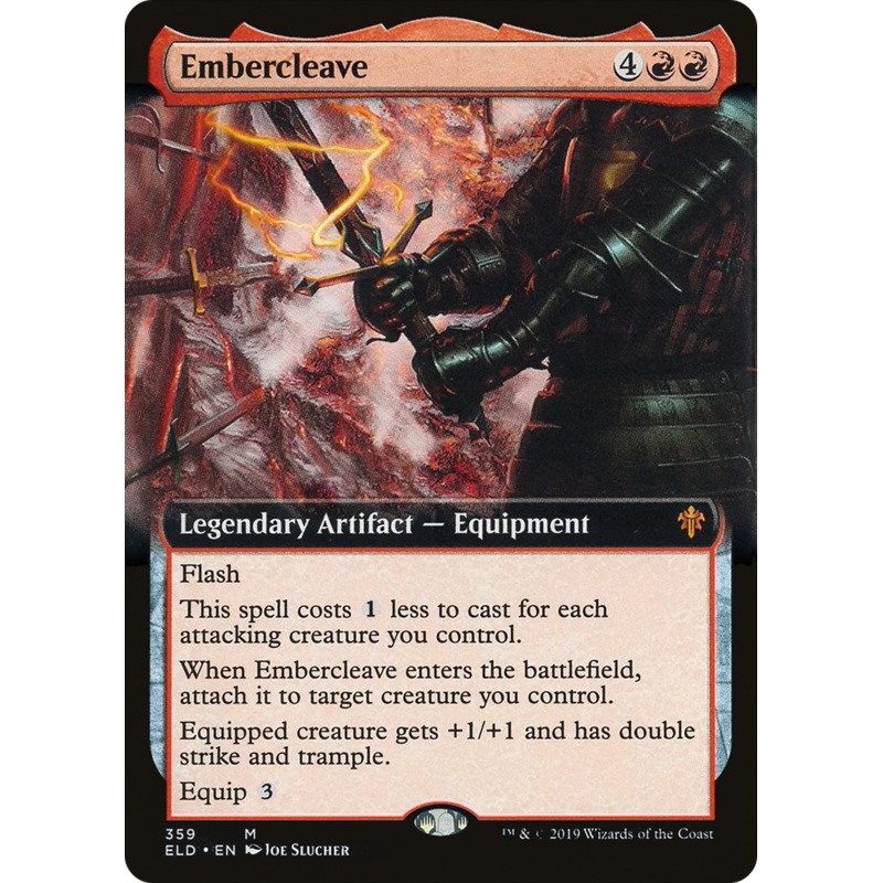 Embercleave (ELD-359) - Throne of Eldraine: (Extended Art) Foil