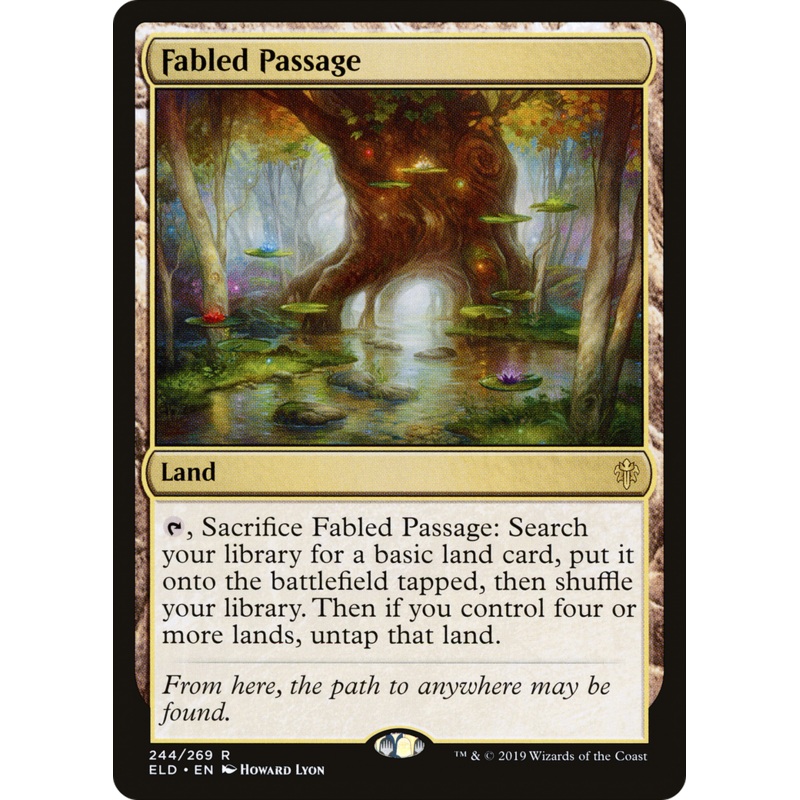 Fabled Passage (ELD-244) - Throne of Eldraine Foil