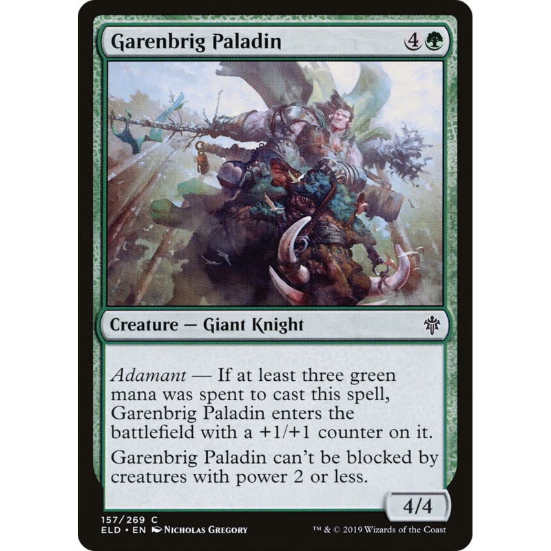 Garenbrig Paladin (ELD-157) - Throne of Eldraine Foil