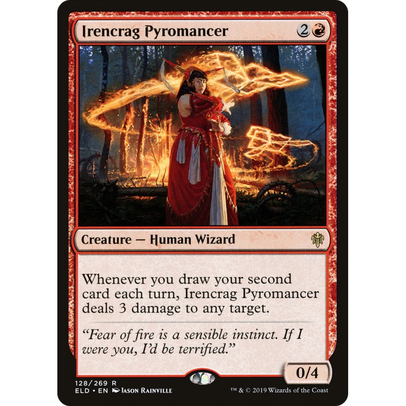 Irencrag Pyromancer (ELD-128) - Throne of Eldraine Foil