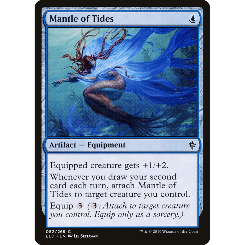 Mantle of Tides (ELD-052) - Throne of Eldraine Foil