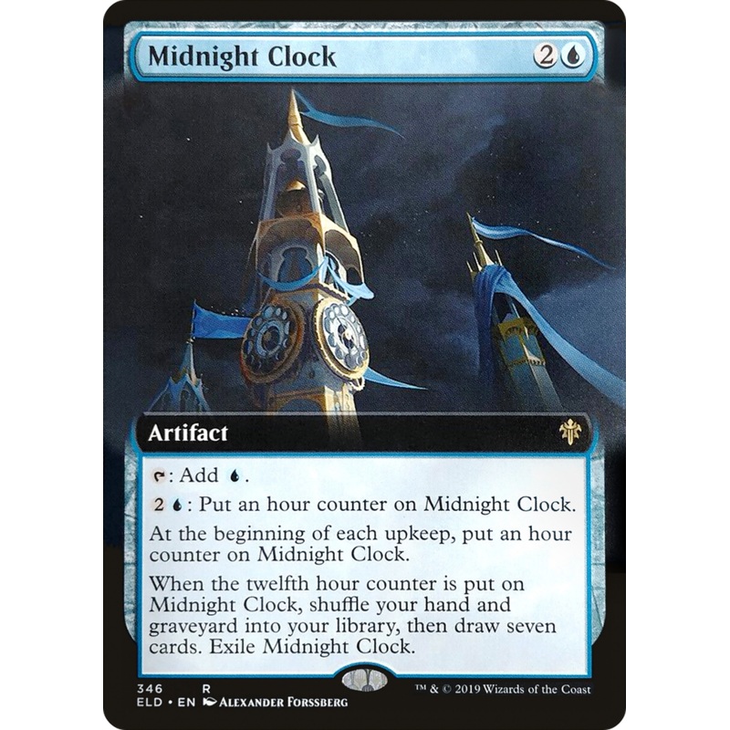 Midnight Clock (ELD-346) - Throne of Eldraine: (Extended Art)