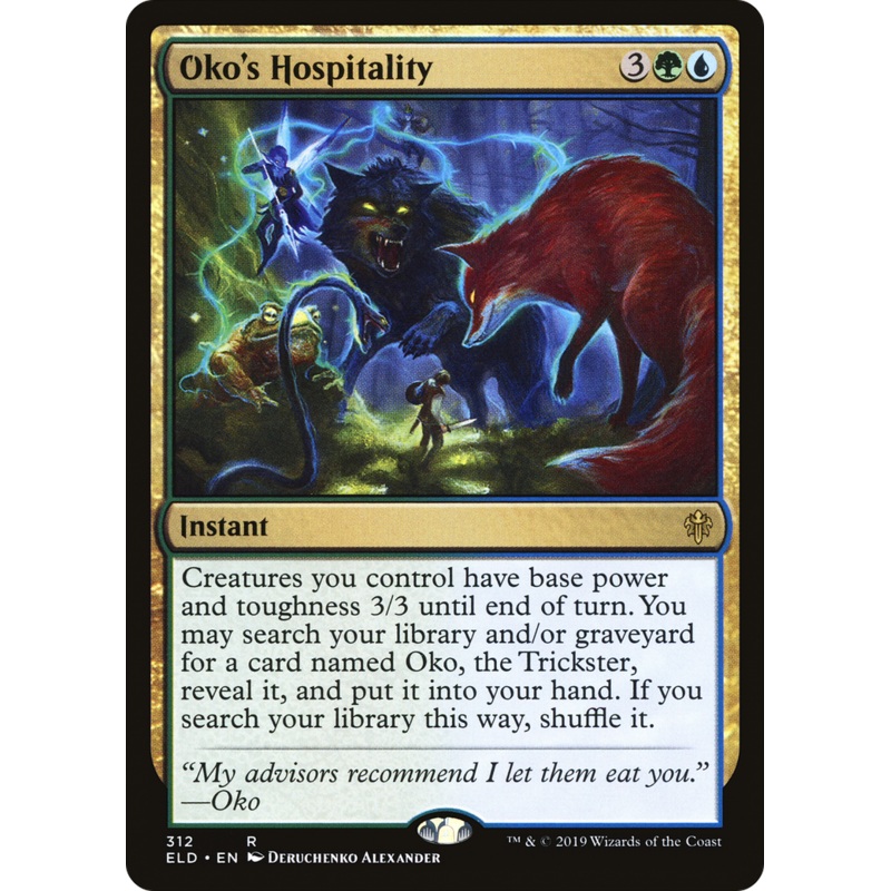 Oko's Hospitality (ELD-312) - Throne of Eldraine