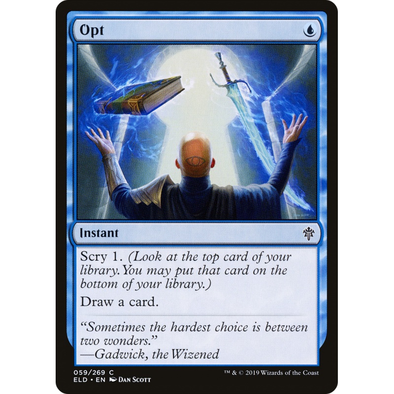 Opt (ELD-059) - Throne of Eldraine