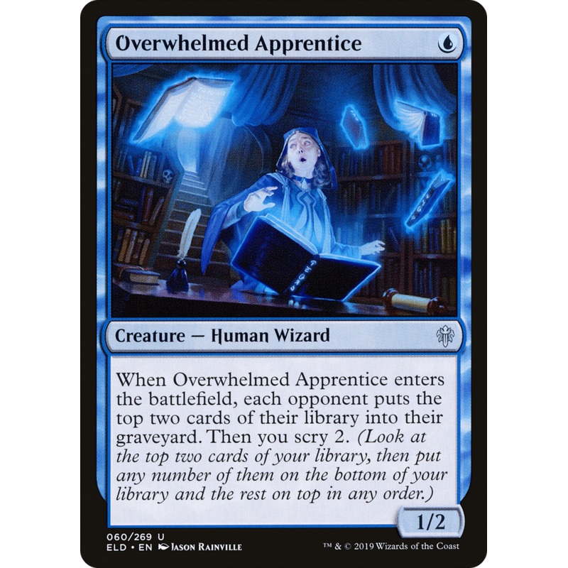 Overwhelmed Apprentice (ELD-060) - Throne of Eldraine