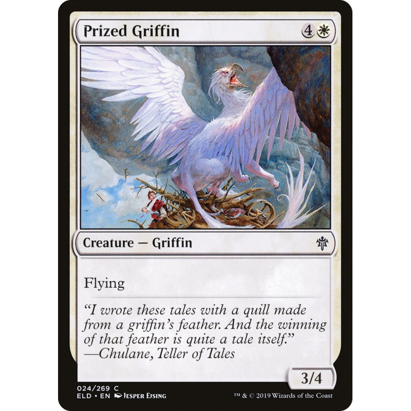 Prized Griffin (ELD-024) - Throne of Eldraine