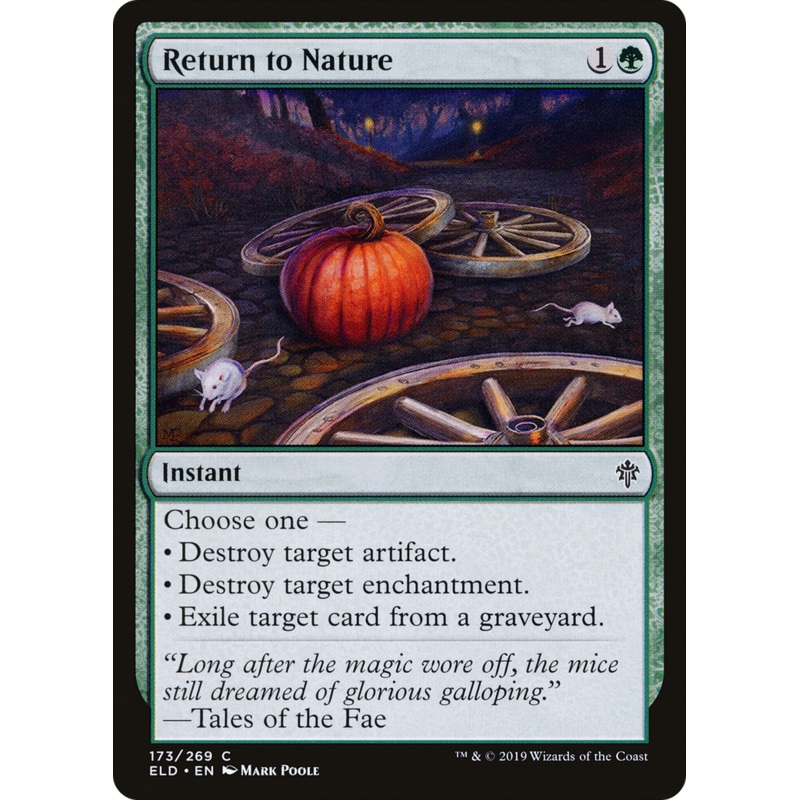Return to Nature (ELD-173) - Throne of Eldraine Foil