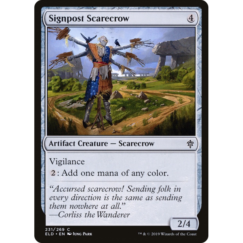 Signpost Scarecrow (ELD-231) - Throne of Eldraine