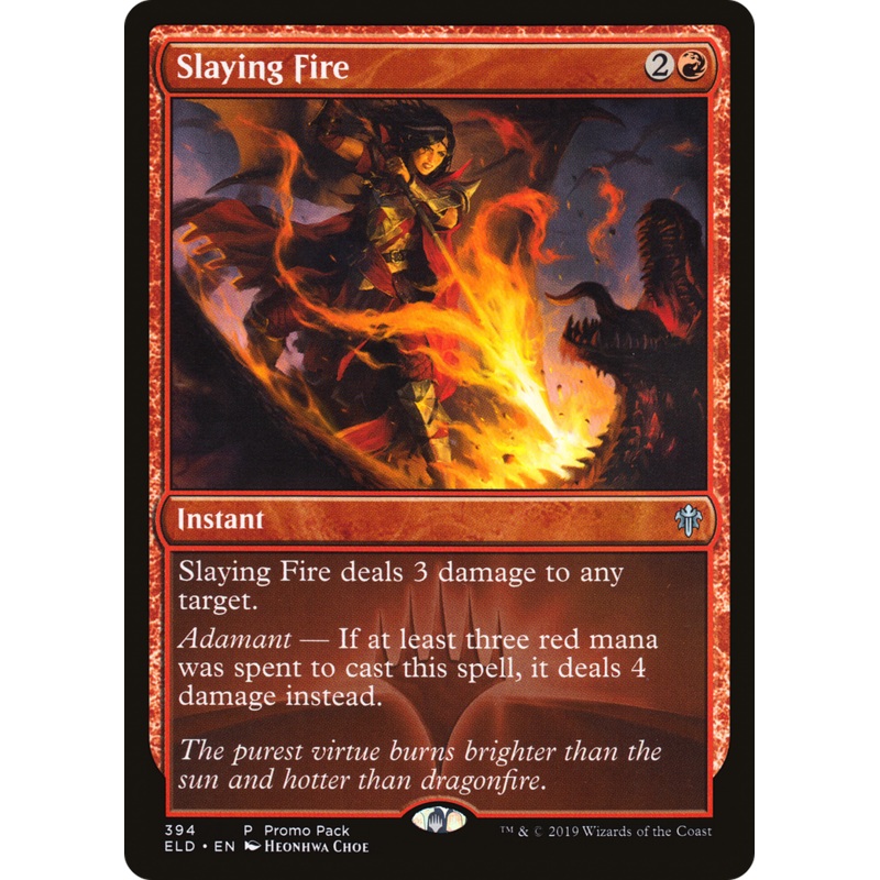 Slaying Fire (PPELD-394) - Throne of Eldraine Foil
