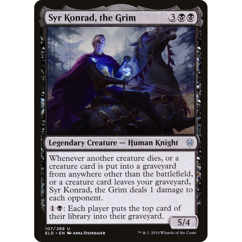 Syr Konrad, the Grim (ELD-107) - Throne of Eldraine