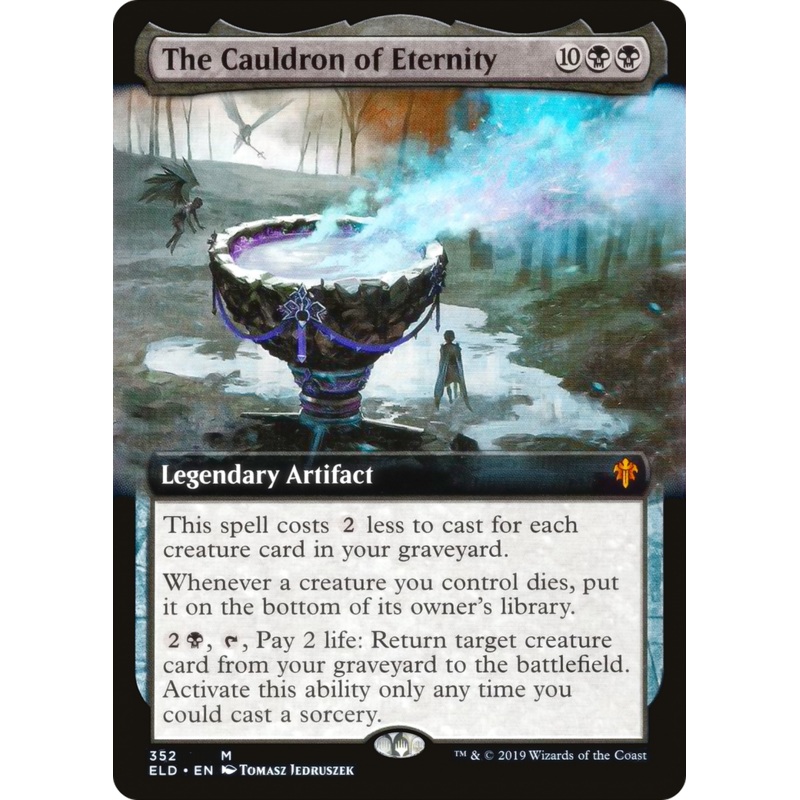 The Cauldron of Eternity (ELD-352) - Throne of Eldraine: (Extended Art) Foil