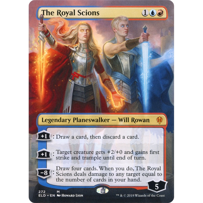 The Royal Scions (ELD-272) - Throne of Eldraine (Borderless) Foil
