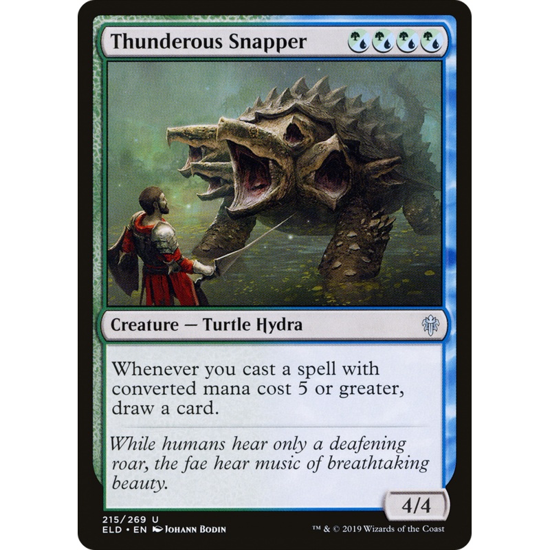 Thunderous Snapper (ELD-215) - Throne of Eldraine