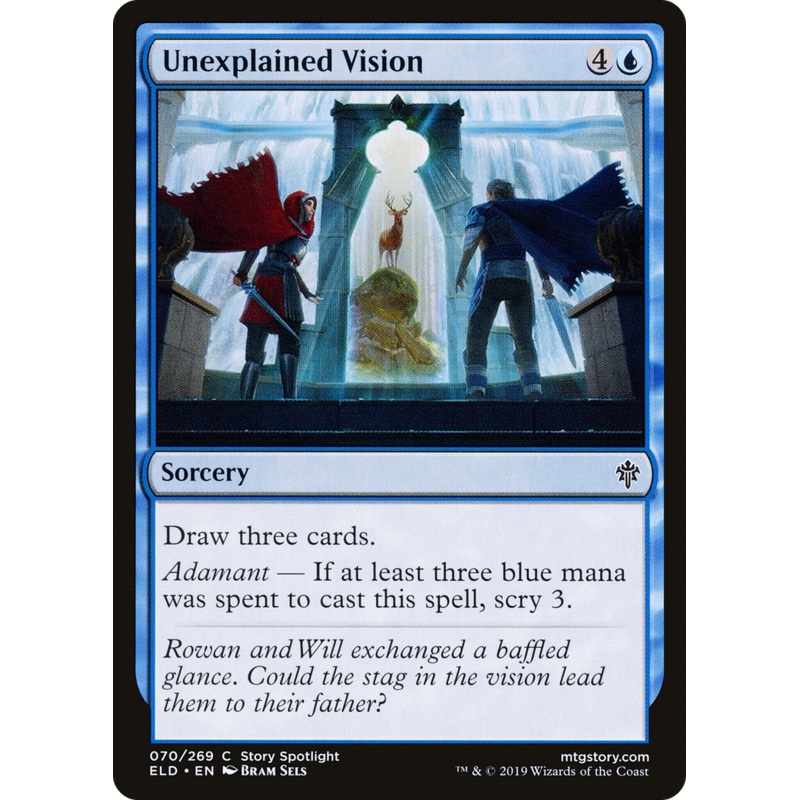 Unexplained Vision (ELD-070) - Throne of Eldraine Foil