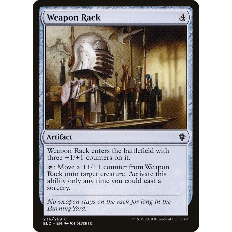Weapon Rack (ELD-236) - Throne of Eldraine