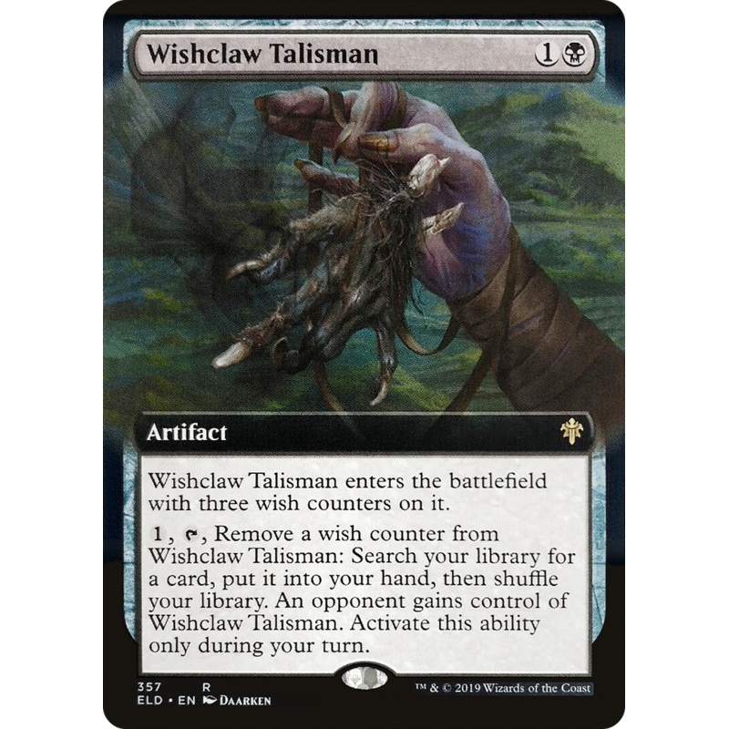 Wishclaw Talisman (ELD-357) - Throne of Eldraine: (Extended Art) Foil
