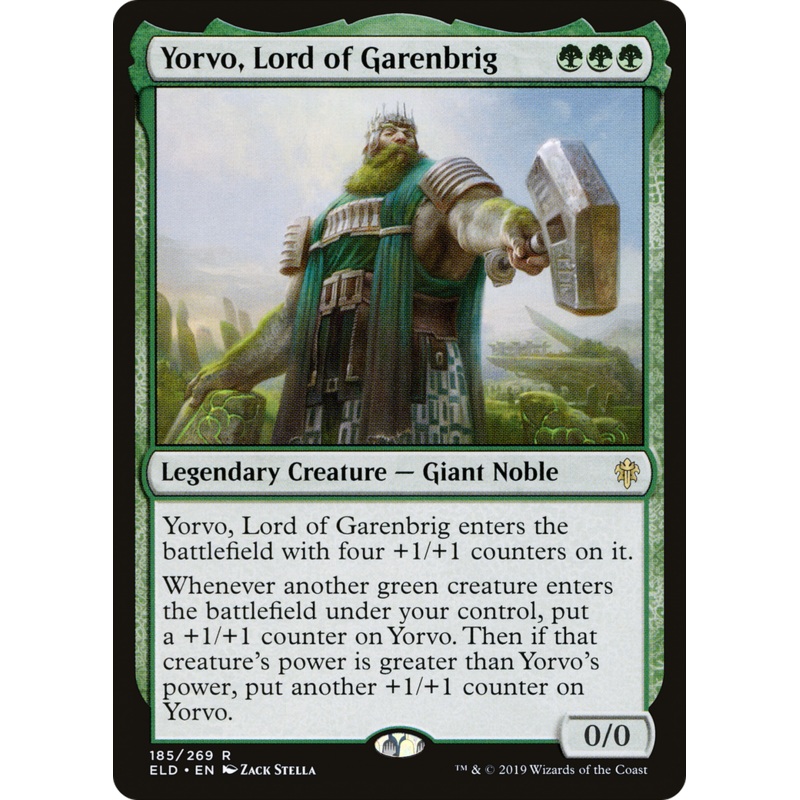 Yorvo, Lord of Garenbrig (ELD-185) - Throne of Eldraine Foil