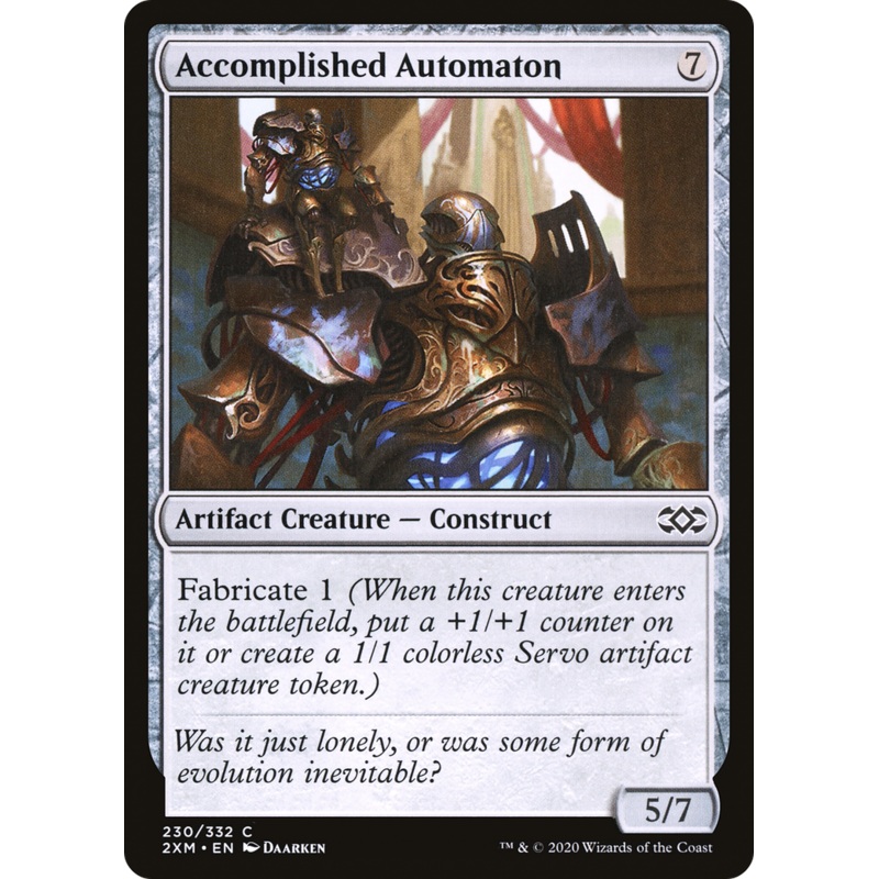 Accomplished Automaton (2XM-230) - Double Masters Foil