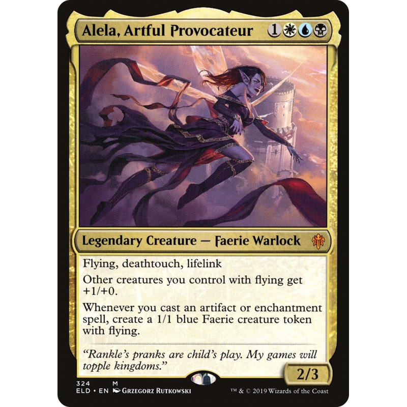 Alela, Artful Provocateur (ELD-324) - Throne of Eldraine