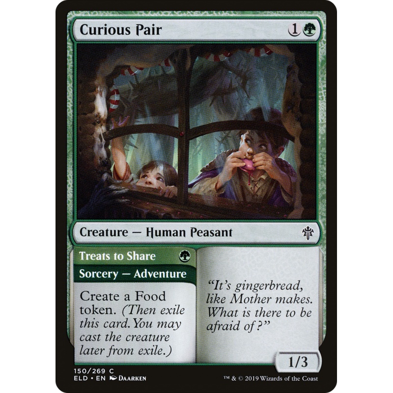 Curious Pair // Treats to Share (ELD-150) - Throne of Eldraine Foil