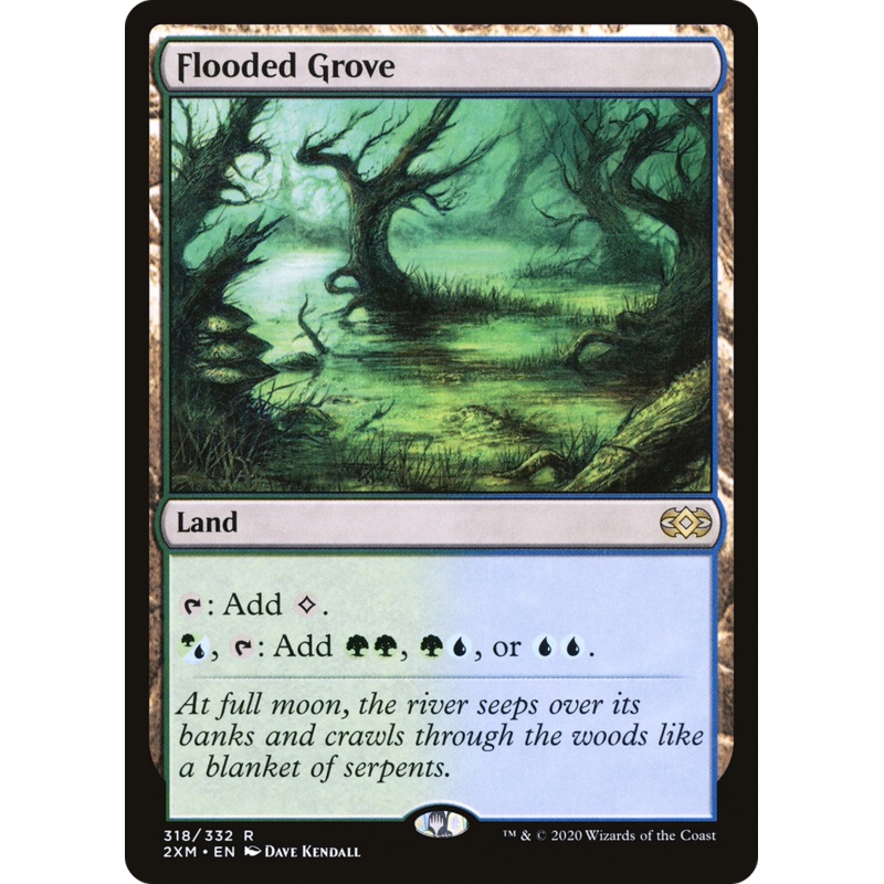 Flooded Grove (2XM-318) - Double Masters Foil