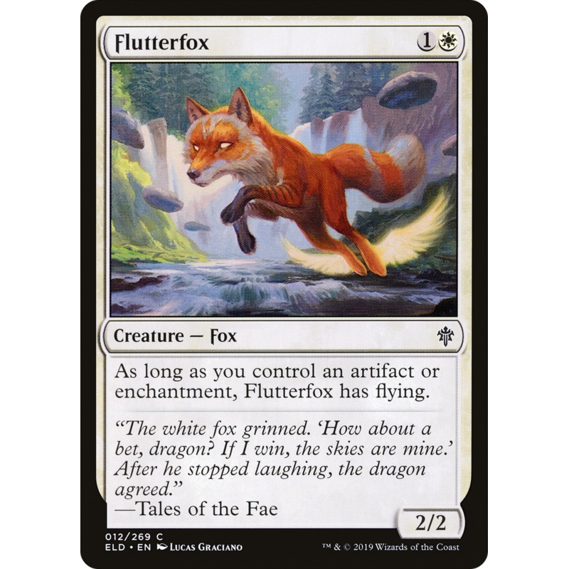 Flutterfox (ELD-012) - Throne of Eldraine