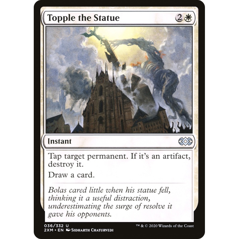 Topple the Statue (2XM-036) - Double Masters Foil