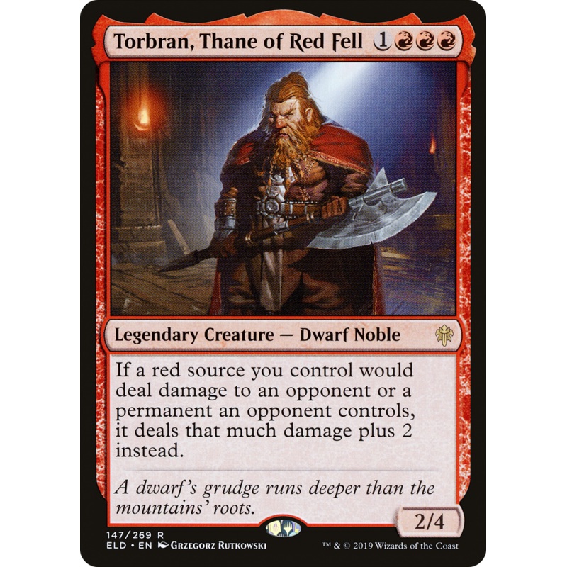 Torbran, Thane of Red Fell (ELD-147) - Throne of Eldraine