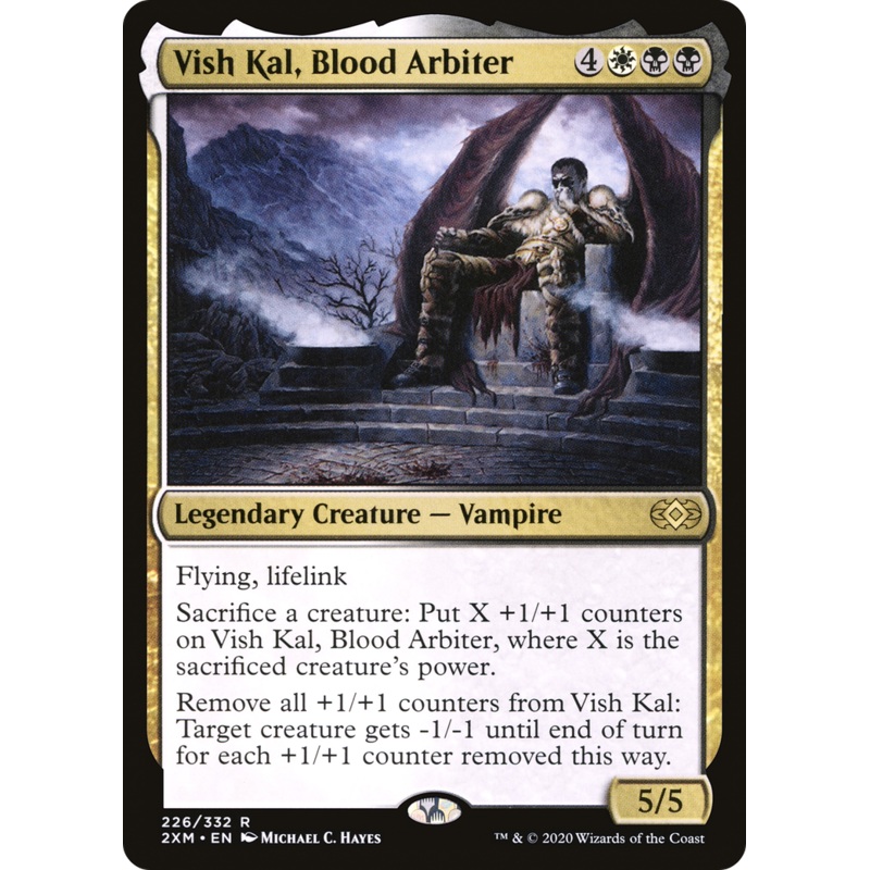 Vish Kal, Blood Arbiter (2XM-226) - Double Masters Foil